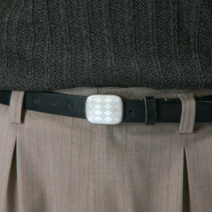 A_BLK BWM_BELT 昭和菱格板扣皮带 化学制品