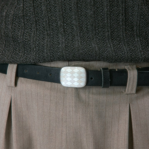 化学制品 昭和菱格板扣皮带 A_BLK/BWM_BELT