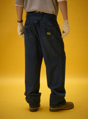 化学制品 工装系列 工程直筒裤 P2_NVY_GRN_WORKPANTS