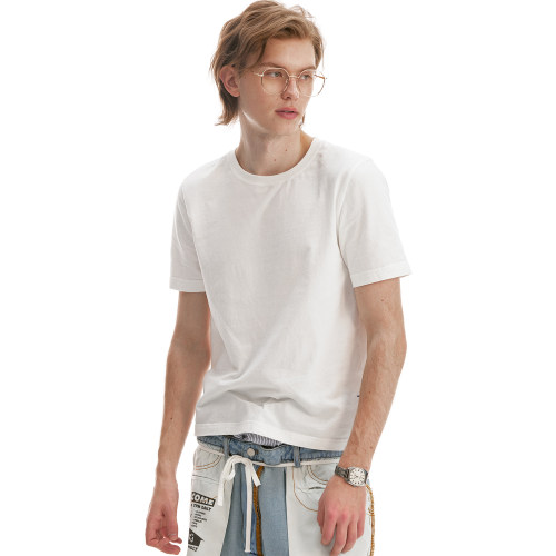 化学制品 合身版型的基础T恤 T1_BLK/WHT_TSHIRT_180G