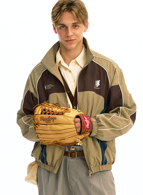 化学制品 越野跑 90'S复古运动夹克 J2_KHI/BWN_TRACKJACKET