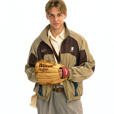 化学制品 越野跑 90'S复古运动夹克 J2_KHI/BWN_TRACKJACKET