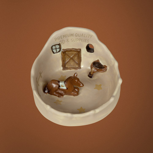 化学制品 牧场马厩陶瓷烟灰缸 L_KHI_ASHTRAY