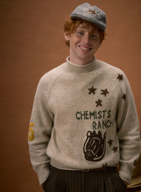 化学制品 牧场马厩小高领毛衣 K1_CRM_SWEATER