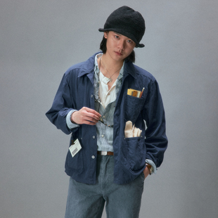 夹克 化学制品 车库工装 短衬衫 CRM_WORKJACKET J6_BLU