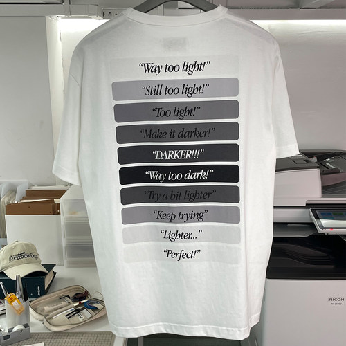 化学制品 创意部门 “选择颜色!” T恤 T2_WHT_TSHIRT_210G