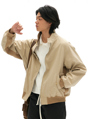 化学制品 诺丁山常见的哈灵顿夹克 J5_BLK_HARRINGTONJACKET