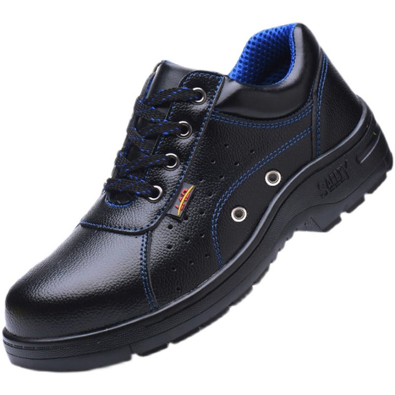 LABOR PROTECTION SHOES MENS ANTI-SMASHING AND ANTI-PUNCTURE IN WINTER LIGHTWEIGHT ANTI-ODOR AND BREATHABLE MENS STEEL HEAD OLD STEEL PLATE CONSTRUCTION SITE WORK