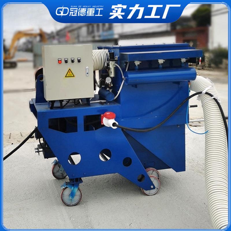 路面抛丸机混凝土沥青地面打毛拉毛机手推小型钢板除锈抛丸清理机