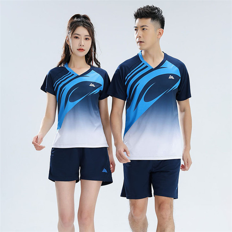 快干透气排球服男款女夏比赛定制图片