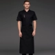Черный фартук, короткий рукав