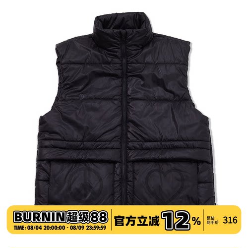 BURNIN*PEACE&LOVE充棉马甲