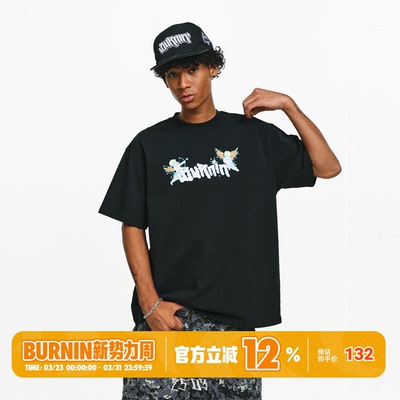 短袖T恤宽松圆领情侣上衣