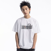 BURNIN 「白夜追光」键盘采样拓印短袖 T恤潮流显现宽松体恤上衣