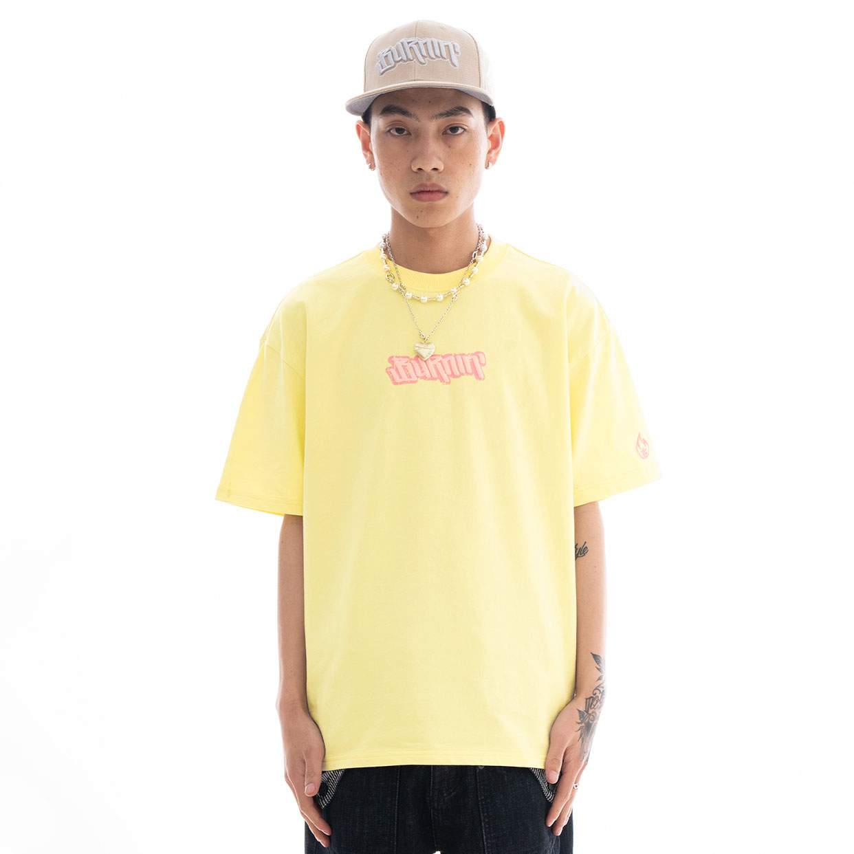 BURNIN发泡印花休闲短袖