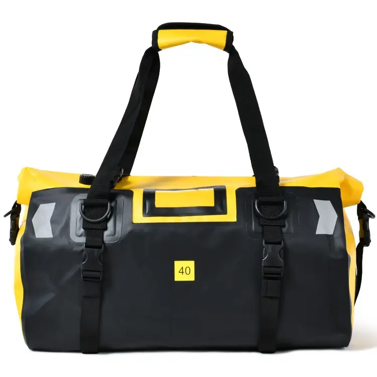 防水包PVC大容量尾包骑行背包驮包机车通用储物包外贸摩托后座包