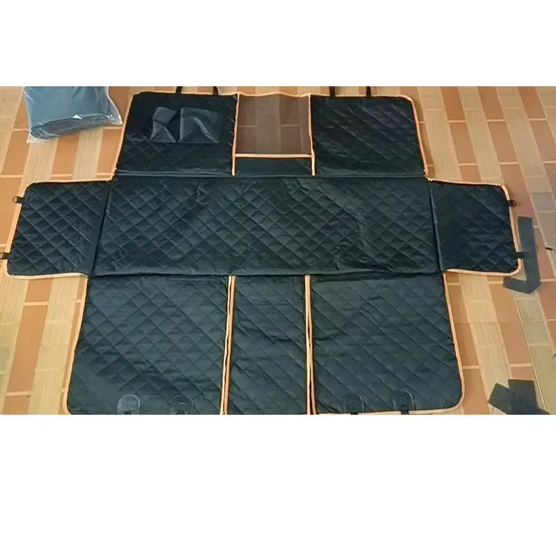 车载宠物垫橙色中网拉链后座全
