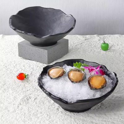 密胺中式大众耐摔密胺餐具斜口碗