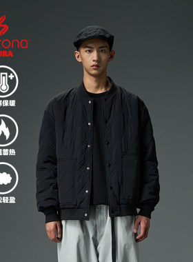 24AW菱形棒球服冬季工装棉服