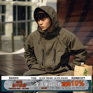 连帽夹克多袋外套男春秋季 WEDENBORG日系机能户外工装 限时7折