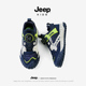 子冬季 防水运动鞋 加绒二棉鞋 Jeep男童鞋 男孩中大童儿童登山鞋