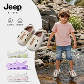 中大童沙滩鞋 jeep儿童溯溪凉鞋 2025新款 夏季 男童女童一脚蹬凉拖鞋