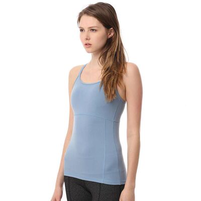 AUMNIE暴风蓝新款瑜伽服翻译背心含胸垫女性