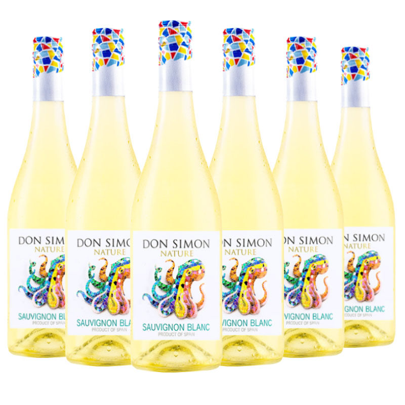 西班牙原瓶进口爱之湾堂吉世家长相思干白葡萄酒 6支整箱