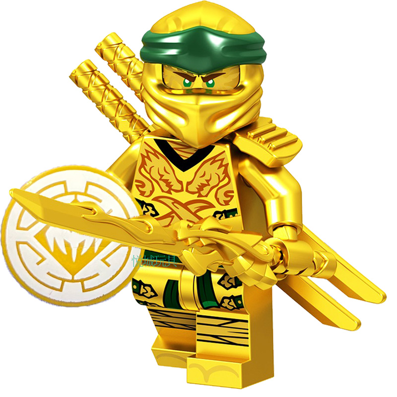 第三方6便宜兼容2022新款幻影忍者黄金套装劳埃德8积木人仔男