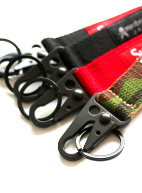 潮牌钥匙扣 sup休闲帆布织带挂件创意汽车钥匙圈挂件手腕背包挂饰