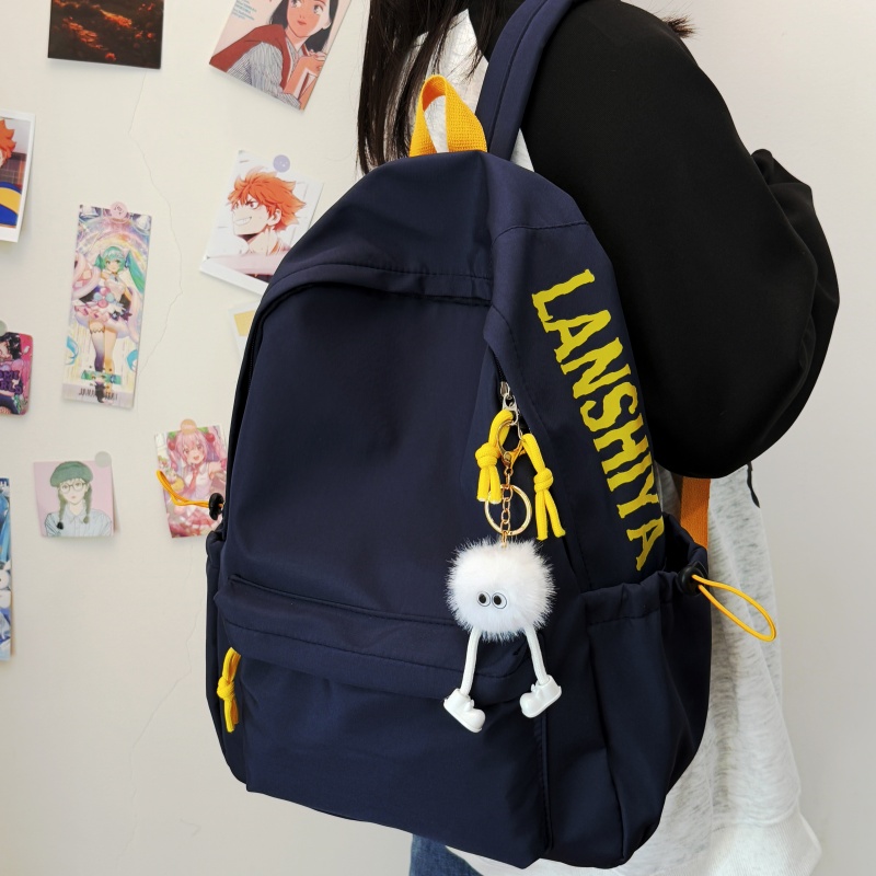 轻便简约双肩包女日系旅游休闲少女书包女大学生电脑双肩背包