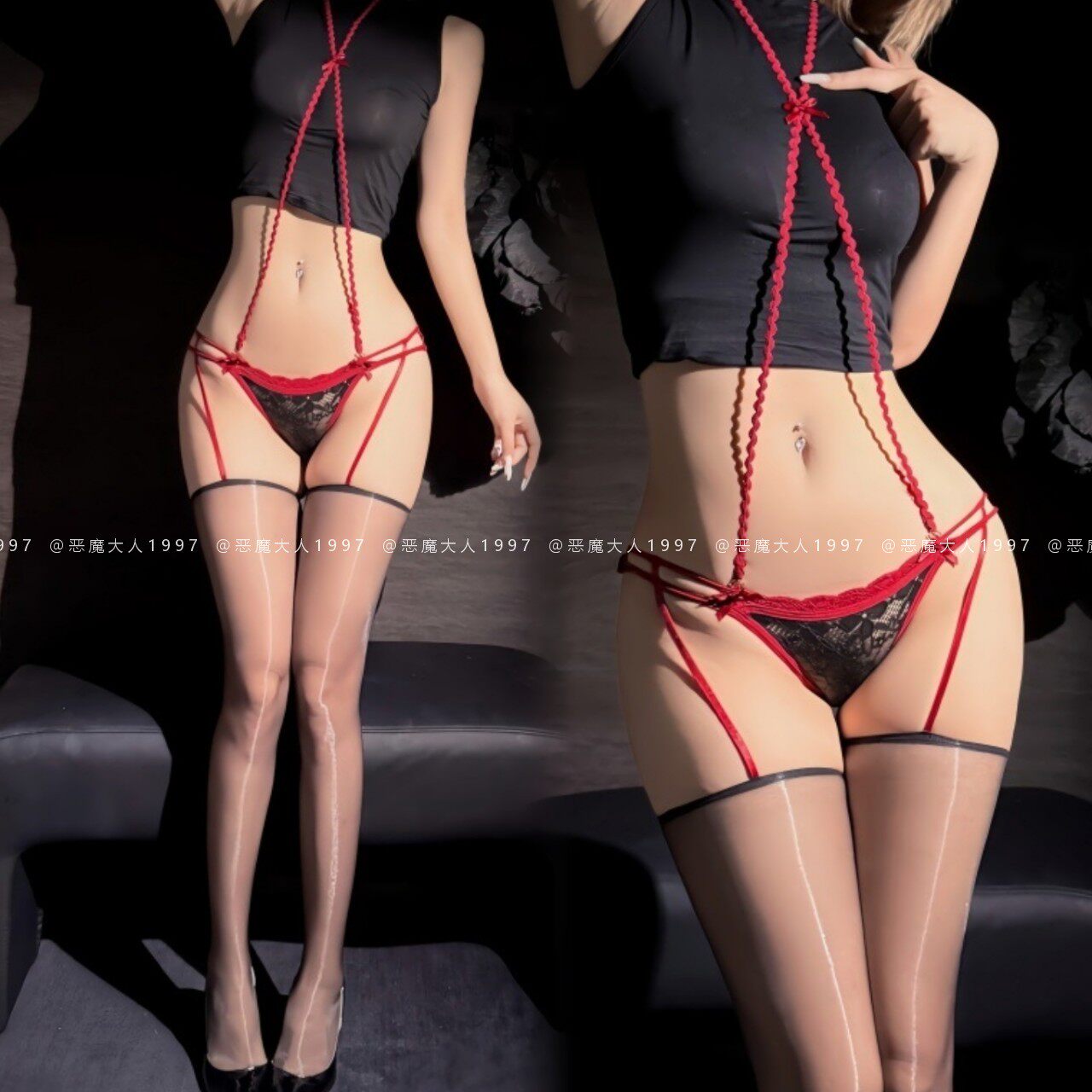 恶魔大人情趣性感秘书制服套装弹力紧身激情火辣丝袜内裤连裤袜女