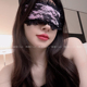 恶魔大人情趣性感蕾丝花边遮光眼罩夫妻床上调情化妆舞会绑带眼罩