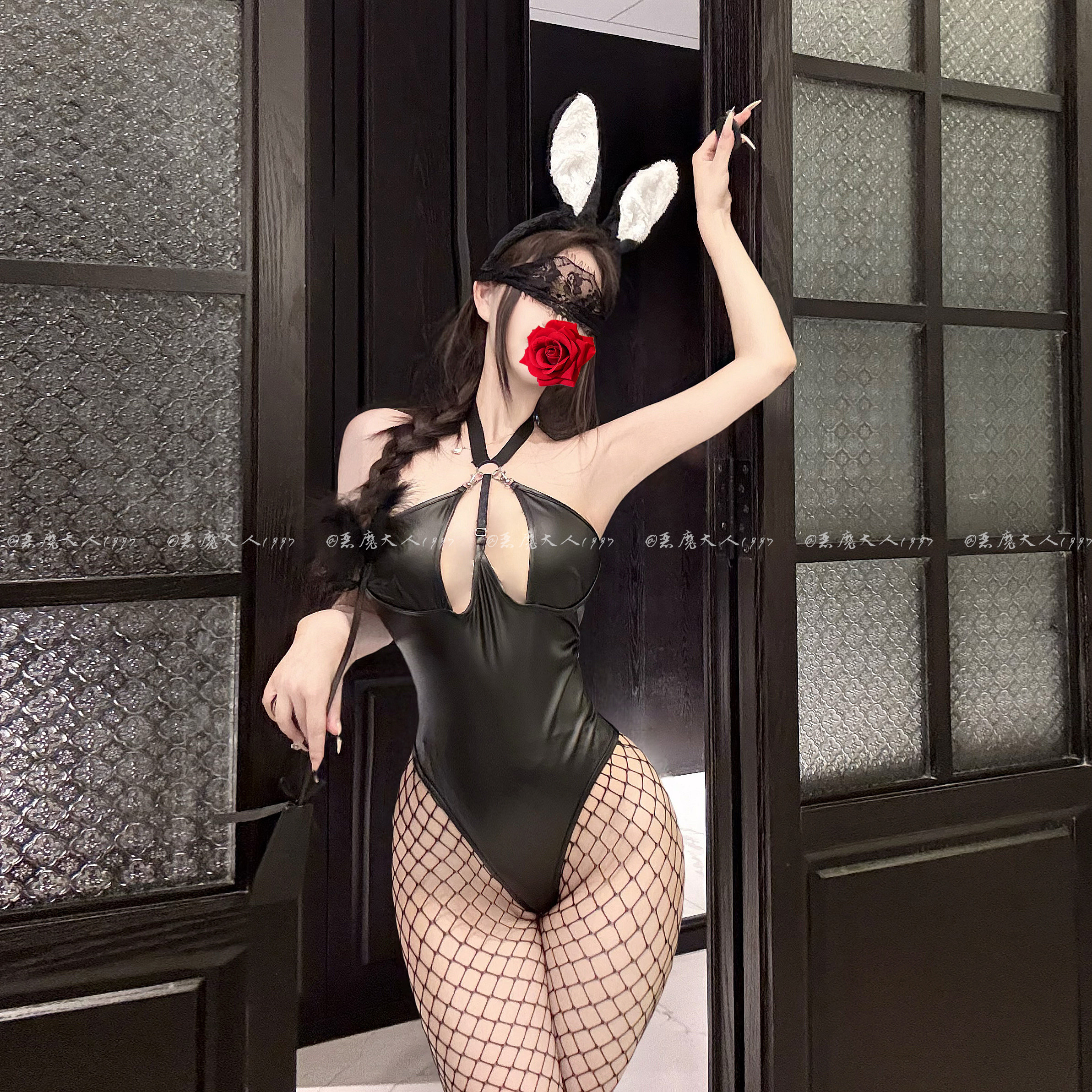 恶魔大人情趣性感兔女郎连体衣制服纯欲禁欲诱惑内衣套装qqny睡衣,女士内衣/男士内衣/家居服,睡裙,淘宝优惠券,粉丝福利购,淘宝优惠卷