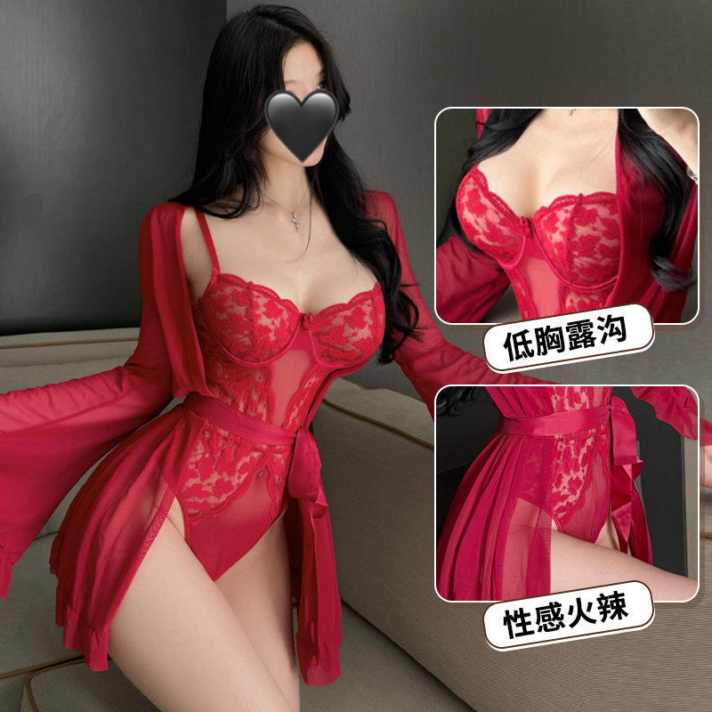 恶魔大人情趣蕾丝透视连体衣套装性感透视网纱睡衣睡裙外袍家居服,女士内衣/男士内衣/家居服,睡裙,淘宝优惠券,粉丝福利购,淘宝优惠卷