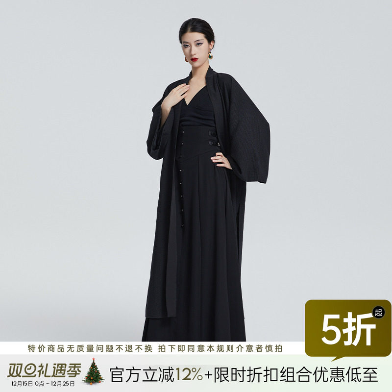 听旬2022秋冬呢子通勤大气大衣女