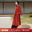 听旬余年秋冬改良汉服披袄纯羊毛呢大衣过年战袍女 李子柒同款