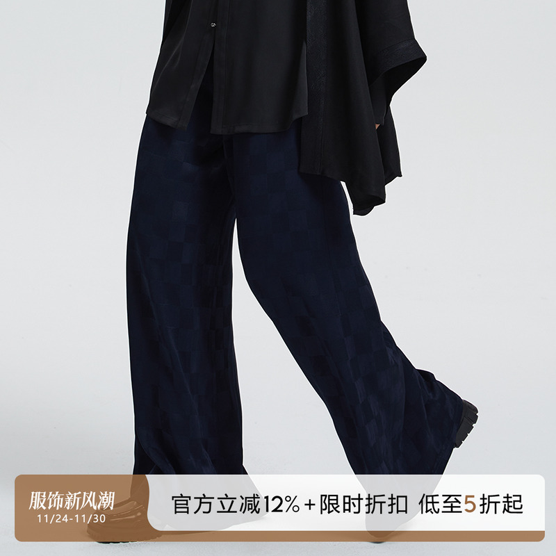 休闲长裤春汉服听旬新中式