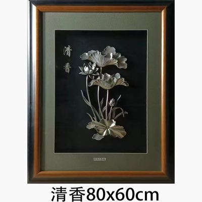 书房装饰画高档纯银清香 银饰结婚乔迁新居墙画挂画餐厅走廊卧室