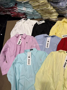 十三行2026春季款韩版垫肩刺绣宽松大版中长款薄款防晒长袖衬衫女