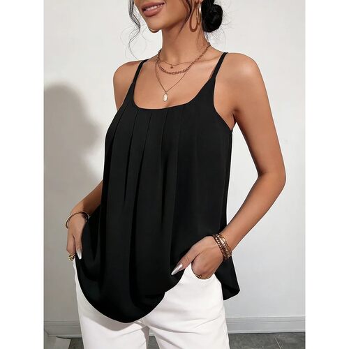 纯色瑜伽吊带运动背心女免烫