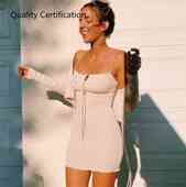 Backless Dresses Night Dress Club Ladies Summer 2020