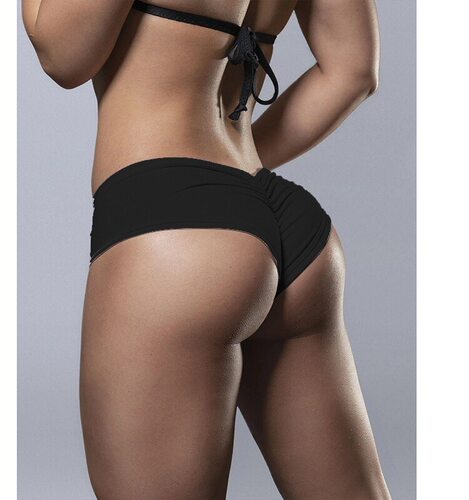 Solid color high waisted hip lifting shorts 纯色高腰提臀短裤
