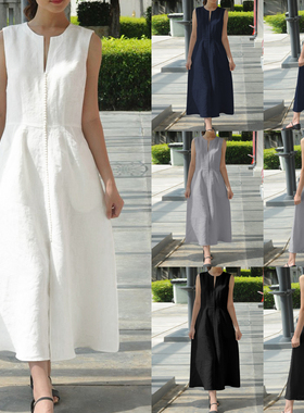 mangas con cinturón suelto fiesta Vestidos de talla grande