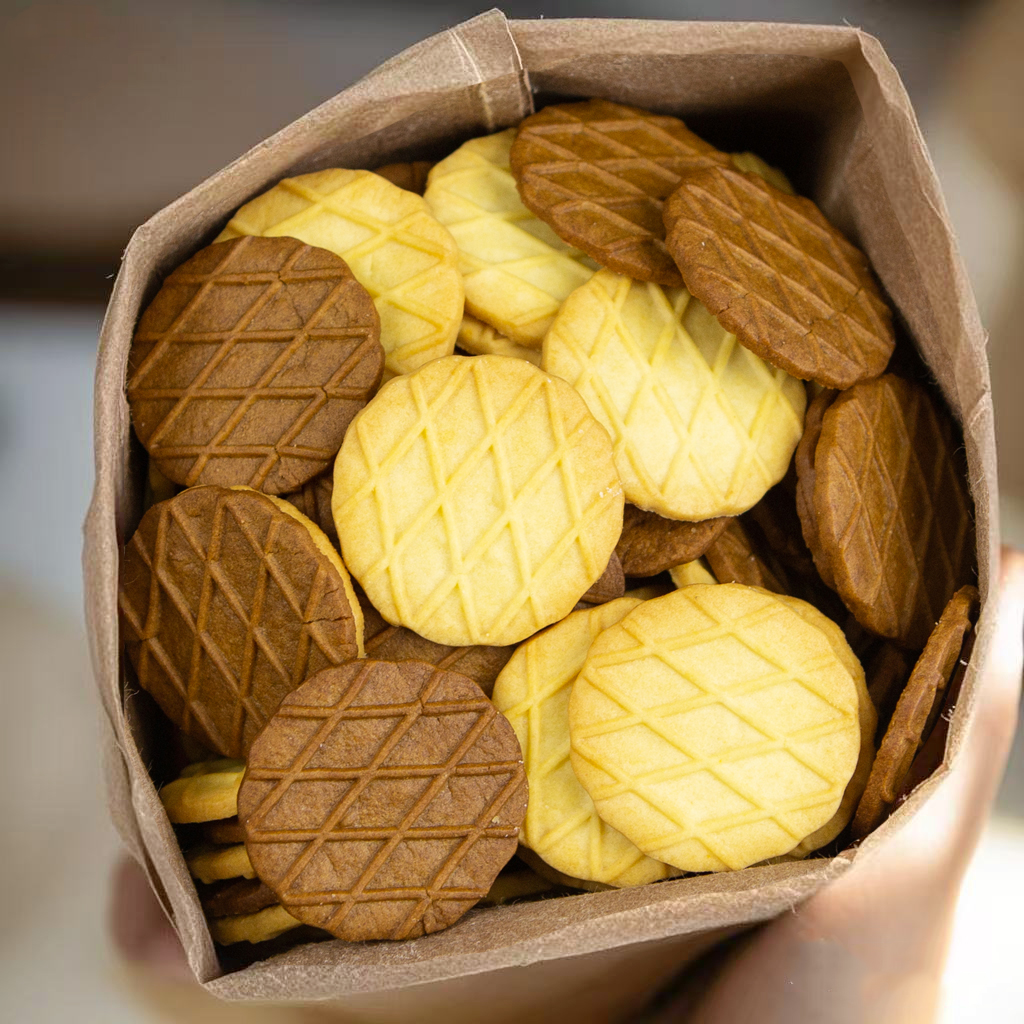 终于找到这迷你法芙脆华夫格饼干