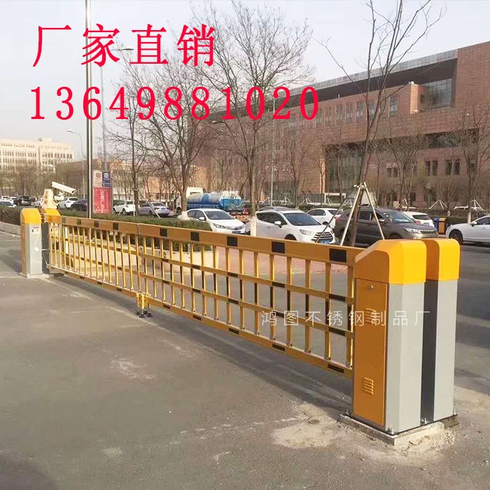 张家口大型栅栏空降道闸停车场小区大门道闸电升降器智能控制器