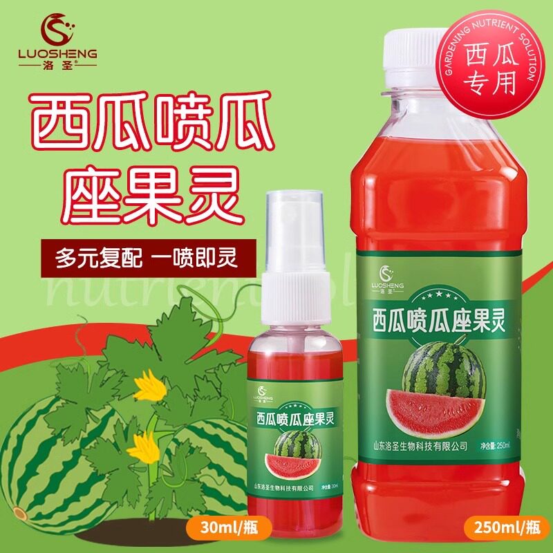 西瓜授粉药座果灵喷花坐果增瓜座瓜甜瓜专用肥料坐瓜灵南瓜点花药