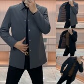 中长款 高端防风防水面料青年男士 商务休闲风衣羽绒服外套 新款 冬季