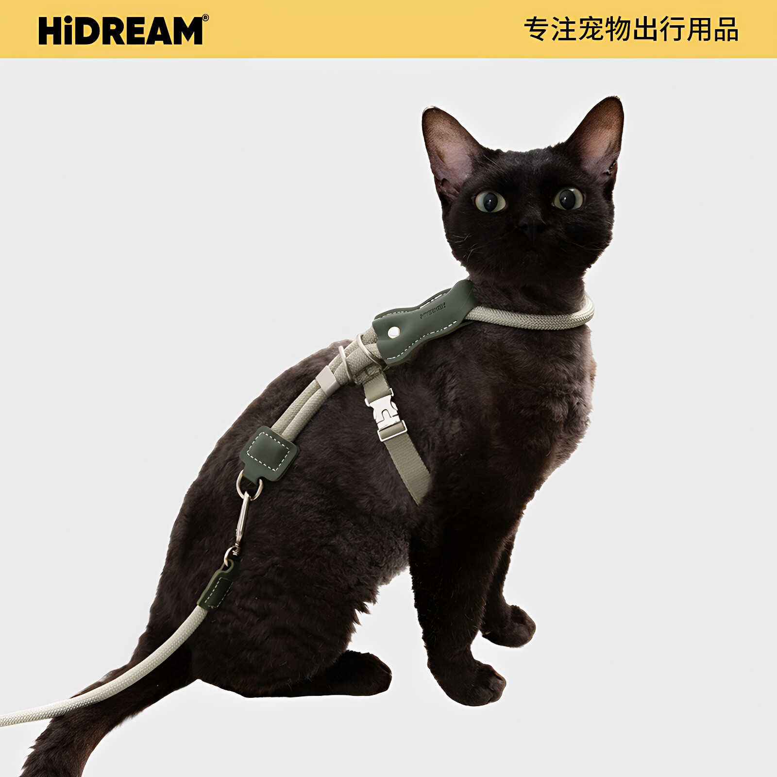 HiDREAM猫胸背套装工字形防挣脱图片