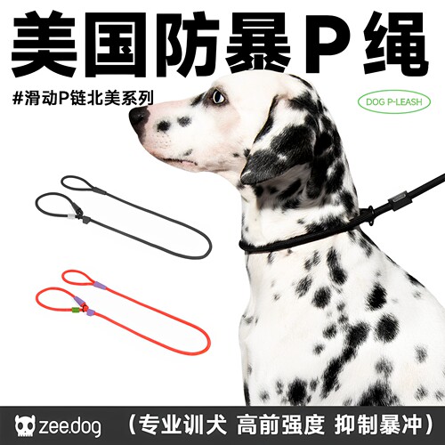 美国zeedog狗狗P绳牵引滑绳训犬
